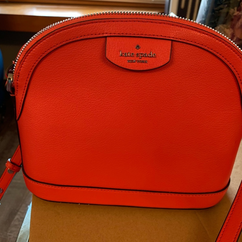 Like new Kate spade some crossbody- color more like a dark coral